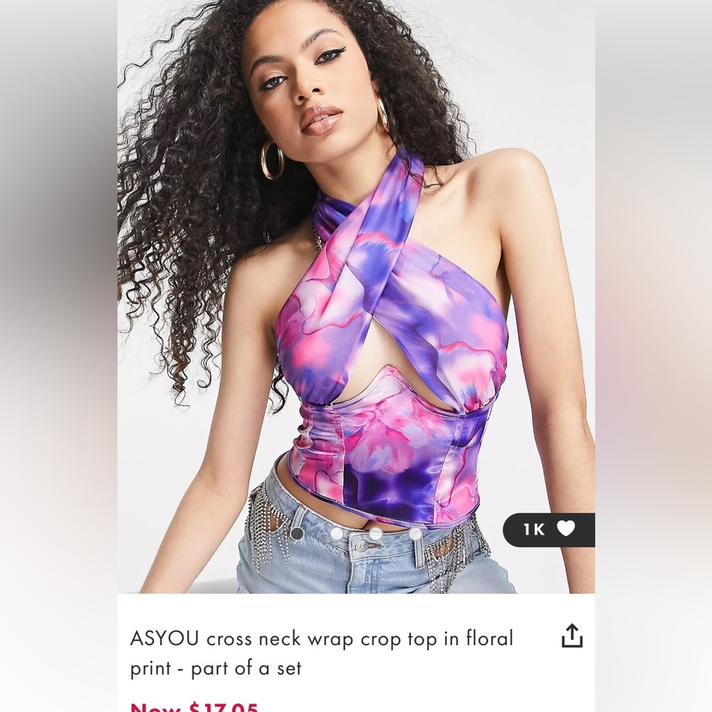 ASOS Floral Summer Top